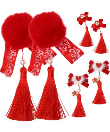 FRCOLOR 6 Pairs Hanfu Fur Ball Hair Clip Hair Accessory for Women Girls Hair Accessories Hair Gems for Women Hanfu Hair Clip Women Qipao Hair Barrette Headgear Hairball Miss Festive - Buy Online on GoSupps.com