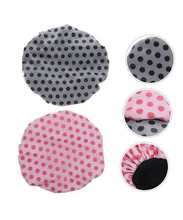 Hemoton Satin Lined Turbans for Women - 2pcs Elastic Shower & Bath Caps | Hair Drying Turban & Decorative Headwrap - 27X27CM - Buy Online on GoSupps.com