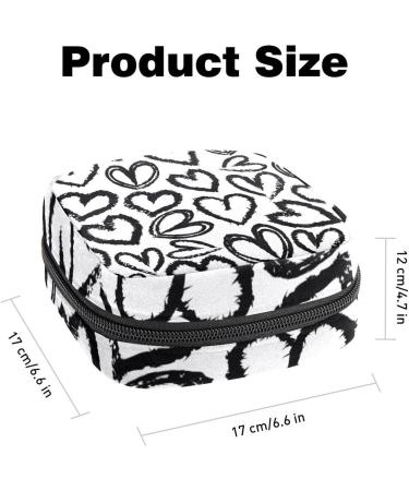 Shop Women's Bonds Storage Bags - Seamless Heart Pattern Period Kit Bag for Girls - Stylish Feminine Product Organizer - Buy Online on GoSupps.com