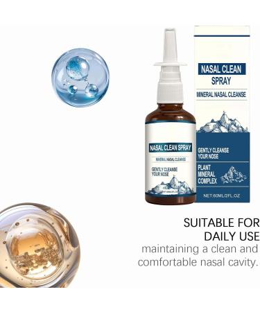 Yszbiay Nasal Spray for Daily Nasal Hygiene Fine Mist Nasal Cleanse for Dry Air Travel & Everyday Comfort Suitable for Those Suffering from Nasal Dryness. (1) - Buy Online on GoSupps.com