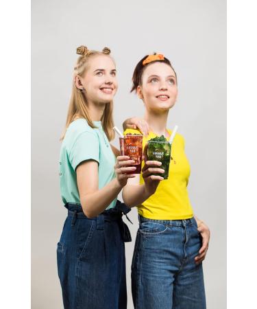 Buy Bubble Tea Pearl Popping Boba Set - Melon Pomegranate Passion Fruit Mango Balls Berry Syrup Cups & Straws - International Shipping Available - Buy Online on GoSupps.com