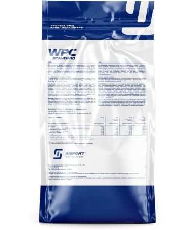 INSPORT Nutrition - WPC STANDARD - Professional Sports Supplement - Protein Supplement - BCAA - High Assimilability - 23 Servings - 700g Powder - Taste: (Medium Banana) - Buy Online on GoSupps.com