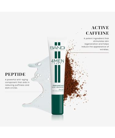  BANDI Bandi Anti-Aging Eye Cream for Men: Reduces Dark Circles and Puffiness Hydrates Enriched with Caffeine Peptides Revitalizing Fragrance-Free 360 Wrinkle Reduction Care - Buy Online on GoSupps.com