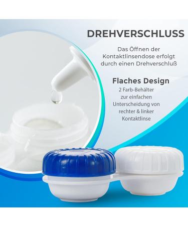 Eyeam Contact Lenses Fluidy Travel Set - 4x360ml + 2x100ml Free | All-in-One Cleaning Solution for Soft Contact Lenses - Buy Online on GoSupps.com