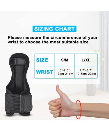 Fasola Reversible Thumb Spica Splint - Breathable Support for Right & Left Hand - Metal Splint - Arthritis & Tendonitis Relief - S Black - Buy Online on GoSupps.com