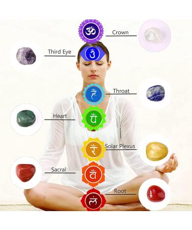 Women's Healing Crystals Set - Spiritual Gift with Tumbled Stones for Anxiety, Meditation, and Yoga - Set4 - Buy Online on GoSupps.com