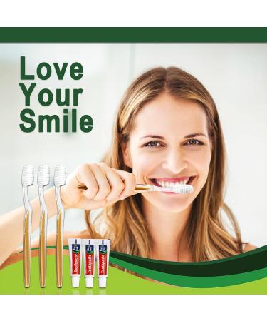 Bulk Disposable Toothbrushes with Toothpaste - 20 Individually Wrapped Travel Kits for Hotels Airbnb Weddings & Charities - Buy Online on GoSupps.com