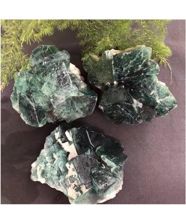 for 1pc 320-1000g Natural Raw Crystal Stone Unpolished Green Fluorite Rough Rock Oblique Cube Cluster Crystals Decor (Size : 340-360g) - Buy Online on GoSupps.com