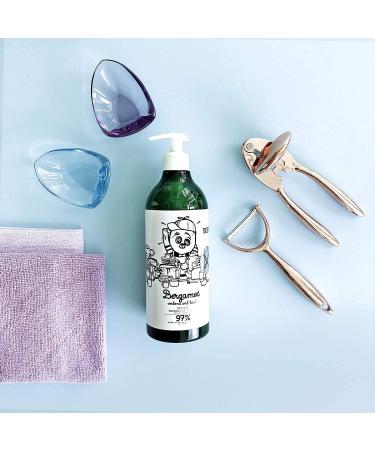 Yope Natural Detergent Washing-Up Liquid | Bergamot & Basil | Vegan | Cruelty Free | Paraben & SLS Free | 750 ml Bergamot Basil - Buy Online on GoSupps.com