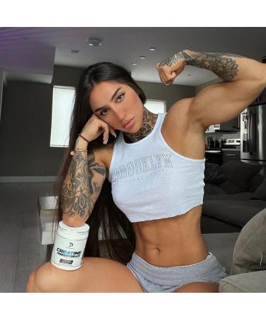 Dragon Pharma Creatine Monohydrate - Muscle Recovery & Antioxidant Support Supplement (60 Servings Unflavored) - International Shipping Available - Buy Online on GoSupps.com