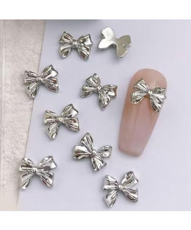 10Pcs 3D Butterfly Nail For Nails Alloy Butterfly Nail Decoration Alloy Nail Butterfly Nail Manicure Accessories Manicure Accessories Transparent