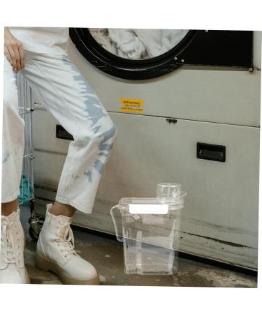 PLAFOPE 3pcs Laundry Storage Box Fabric Softener Holder Tide Laundry Liquid Plastic Transparent - Buy Online on GoSupps.com