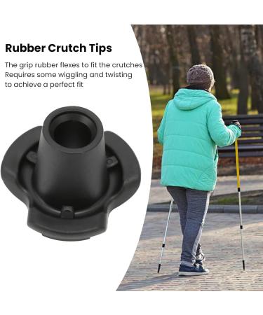 Walking Cane Tips 16mm0.63in Inner Diameter Crutch Foot Covers Waterproof Skid Resistance Multipurpose Aluminium Gaskets for - Buy Online on GoSupps.com