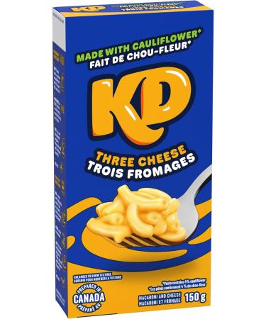 Kraft Dinner Simply Three Cheese Macaroni & Cheese With Cauliflower 150g (Pack of 12) - Buy Online on GoSupps.com