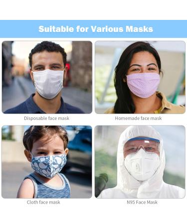 3D Bracket for Comfortable Mask Wearing Silicone Cool Face Guard Accessories Inner Support Holder Stand Frame Protect Lipstick Lip Nasal Pad Breath Smoothly Reusable Washable Translucent 5 Packs - Buy Online on GoSupps.com