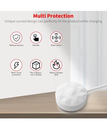 MEROM Electric Toothbrush Replacement Model 3768 Charger for Braun Oral B iO Series 7 Series 8 Series 9 Electric Toothbrush Magnetic Charging Base Power Adapter Cord (White) - Buy Online on GoSupps.com