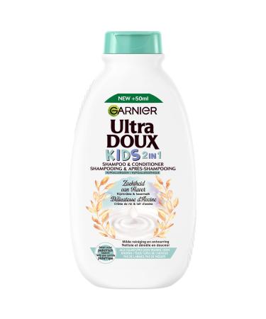 Garnier Garnier Ultra Soft - Kids 2-in-1 Shampoo & Conditioner - Softness of Oats Rice Cream & Oat Milk - All Hair Types - 300 ml