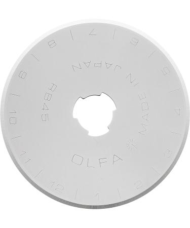 OLFA 1079062 RB45-2 45mm Straight Edge Rotary Blade  2-Pack - Buy Online on GoSupps.com