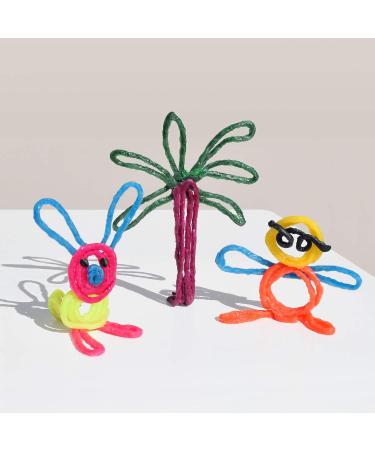 WikkiStix Sensory Fidget Toy for Kids | Non-Toxic Waxed Yarn Sticks | 6 inch Reusable Sculpting Sticks | American-Made | Assorted Colors - 24 Count - Buy Online on GoSupps.com