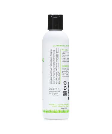 Organic Shower Gel 8 oz | Fragrance Free Sulfate Free & Paraben Free | Vegan & Gluten Free | Natural Aloe Vera for Sensitive Skin - Buy Online on GoSupps.com