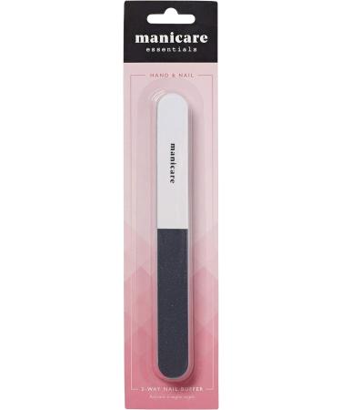 Manicare 3-Way Nail Buffer for Shaping, Smoothing & Polishing Nails - Easy 3-Step Manicure Tool - Buy Online on GoSupps.com