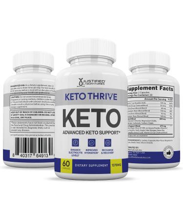 (10 Pack) Keto Thrive Keto ACV Pills 1275MG Keto Support Blend Capsule Alternative to Keto ACV Gummies Formulated with Apple Cider Vinegar Extra Virgin Olive Oil Powder Green Tea Leaf 600 Capsules - Buy Online on GoSupps.com