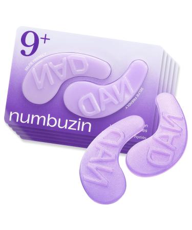 numbuzin No.9 Eye Patches | NAD+ Collagen Under Eye Patches | Dark Circles Cooling Puffy Eyes Eyebags Wrinkles | Peptides Caffeine Niacinamide | Self Care Gift | 5 Pairs 10Patches