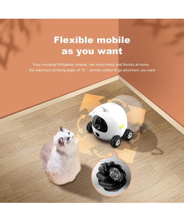 obexx Smart Pet Camera  Smart Companion Robot for Pets  Dog Treat Dispenser  Movable 1080P Full HD WiFi pet Camera Night Vision  2way Video via Smart Phone App (2.4G WiFi ONLY) White - Buy Online on GoSupps.com