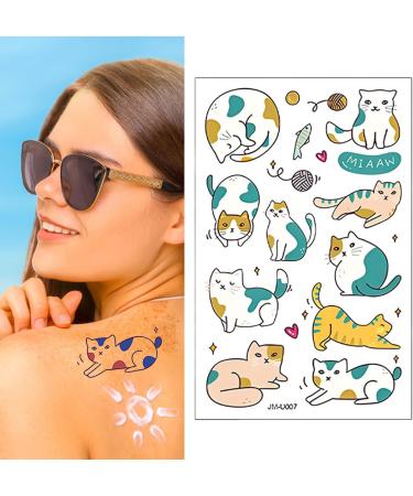 Bkljkf UV detection sticker for sunscreen reminder color change UV detection SPF sensor patch for sports hiking picnic camping gardening - Buy Online on GoSupps.com