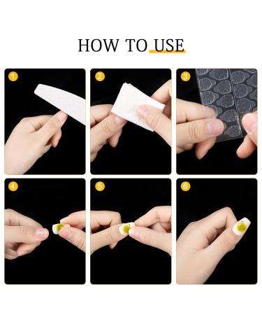 Nail Glue Pads - 480 Transparent Adhesive Pads for Press-On Nails | Nail Studio Manicure Accessories - Buy Online on GoSupps.com