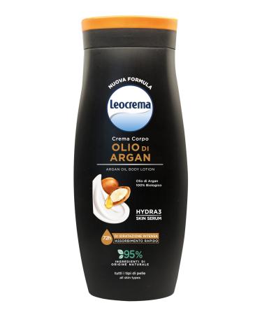 Leocrema Leocrema - Body cream with organic argan oil rich and velvety texture with fast absorption 72-hour hydration 250 ml