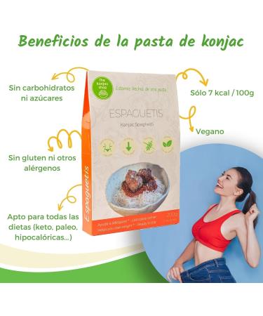 The Konjac Shop Konjac Spaghetti 200 g Glutenfree Shirataki Pasta Only 7 kcal Low Carb & Vegan No Cooking Required Pack of 5 - Buy Online on GoSupps.com
