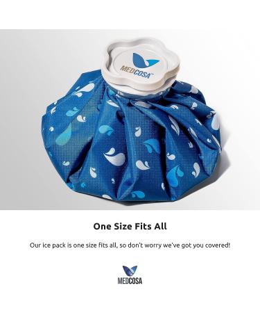 Medcosa Ice Bag - Reusable Soft Fabric Ice Pack for Sport Injuries, R.I.C.E Treatment, Scrapes & Headaches - Buy Online on GoSupps.com