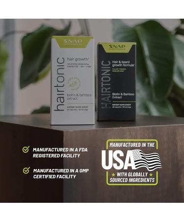 Hair Growth Supplement for Men - Boost Growth, Combat Hair Loss & Support Beard & Nail Health (90 Capsules) - Buy Online on GoSupps.com