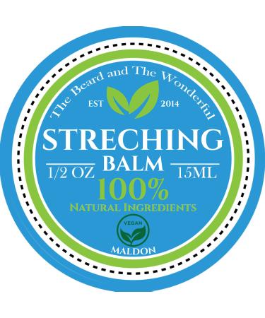 Vegan Ear Stretching Balm - Piercing Aftercare & Earlobe Stretching Balm | Stretching Kit Helps to Soothe & Moisturize Piercing | Made with Natural Ingredients Jojoba Oil, Tea Tree Oil | 1/2 oz 15 ml (Vegan)