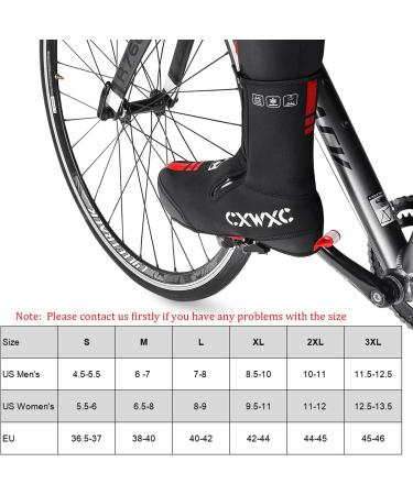 CXWXC Neoprene Waterproof Cycling Shoe Covers - XX-Large | Thermal Warm Bicycle Overshoes for Men Women Road Mountain Bike Booties - Buy Online on GoSupps.com