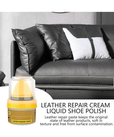 50ml Shoe Care Cream Shoe Cream with Sponge Applicator Shoe Polish Cream Intensive Leather Care and Nourishing Fade-Resistant Leather Repair Shoe Polish Cream to Restore Color natural color - Buy Online on GoSupps.com