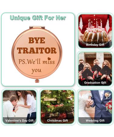 Coworker Leaving Gifts for Women - Compact Makeup Mirror for Friends & Colleagues | Going Away & Retirement Gift for Her - Buy Online on GoSupps.com