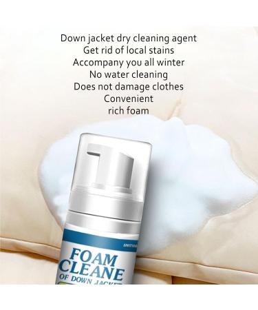 Down Wear Detergent Downwear Detergent Foam Spray - Garment Stubborn Stain Cleaner Oil Stain Remover for Clean Oil Juice Soy Sauce Stains Puchen - Buy Online on GoSupps.com