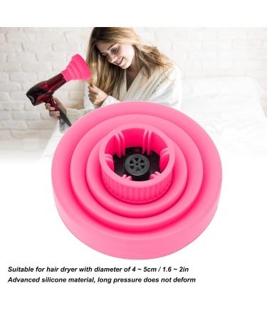 Best Diffuser Hair Dryer for Curly Hair | Universal Collapsible Silicone Attachment | Portable & Foldable - Hair Hunger (Pink) - Buy Online on GoSupps.com