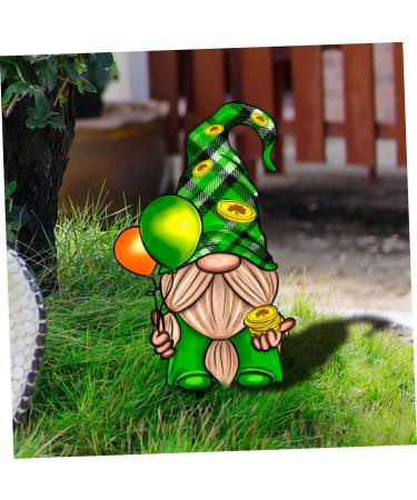 Milisten Dwarf Card Outdoor Sign St Patrick Gnome Yard Sign Patrick Garden Decoration During The Day Props - Buy Online on GoSupps.com