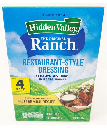 Hidden Valley The Original Ranch Salad Dressing Mix - Buttermilk - 0.4 Ounce (Pack of 4)