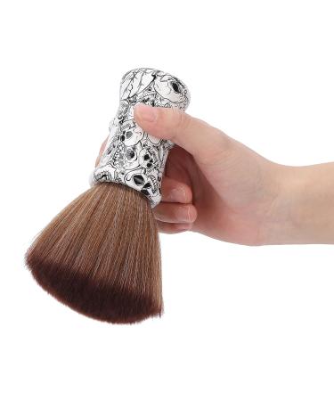 Buy Barber Brush Neck Duster | Soft Nylon Shaving Brush with Wooden Handle for Men - Perfect for Grooming & Hair Removal - Buy Online on GoSupps.com