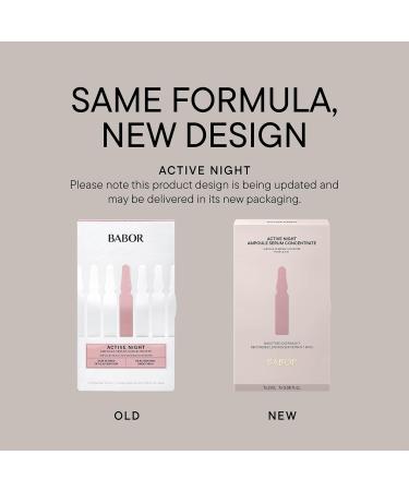 BABOR Active Night constructive serum for the face for improved skin regeneration vegan formula ampoules with concentrate 7x 2 ml Market launch 2025 - Buy Online on GoSupps.com
