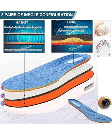 Women's Adjustable Diabetic Shoes - Easy Slip On Orthopedic Slippers for Seniors | Wide Widths Removable Memory Foam Insoles Lightweight - Blue Size 12 - Buy Online on GoSupps.com