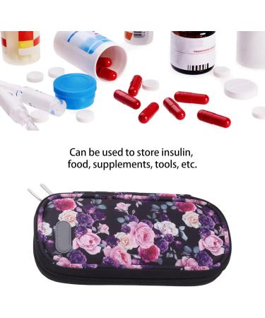 Jeanoko Insulin Cooler Bag Better Storage Wide Application Insulin Cooling Pouch Zipper Design Good Heat Insulation with 2pcs Icing Bag for Outdoor(Style 5) - Buy Online on GoSupps.com