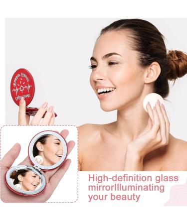 Berlune Nurse Gifts - 6 Piece Compact Mirror Set for Women | Nurse Appreciation & Graduate Gifts | Double-Sided Magnifying Metal Pocket Makeup Mirrors - Buy Online on GoSupps.com