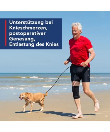 Knee Support Bandage for Arthritis & Injuries - Men's & Women's Knee Brace (Black XL) | Relief for Tendonitis & Osteoarthritis - Buy Online on GoSupps.com
