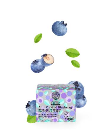 Natura Siberica Anti-OX Wild Blueberry Overnight Face Mask - Renew & Revitalize Skin | International Shipping - Buy Online on GoSupps.com
