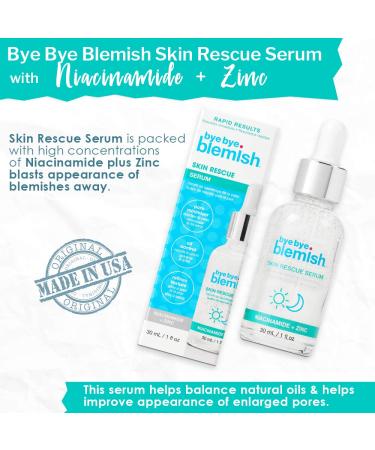 Bye Bye Blemish Skin Rescue Niacinamide Serum - Blemish-Free Skin Solution - Buy Online on GoSupps.com